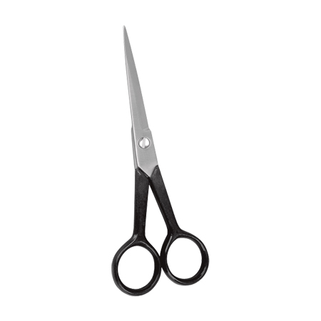  Plastic Handle Hair Cutting Scissors